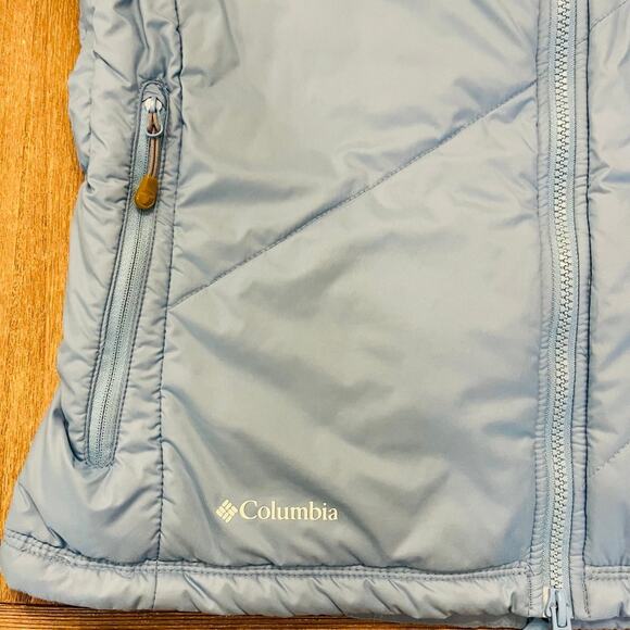 Columbia Women’s Titanium Tech Lightweight Ski Jacket/Light Blue/Gray-Size M - Picture 2 of 12